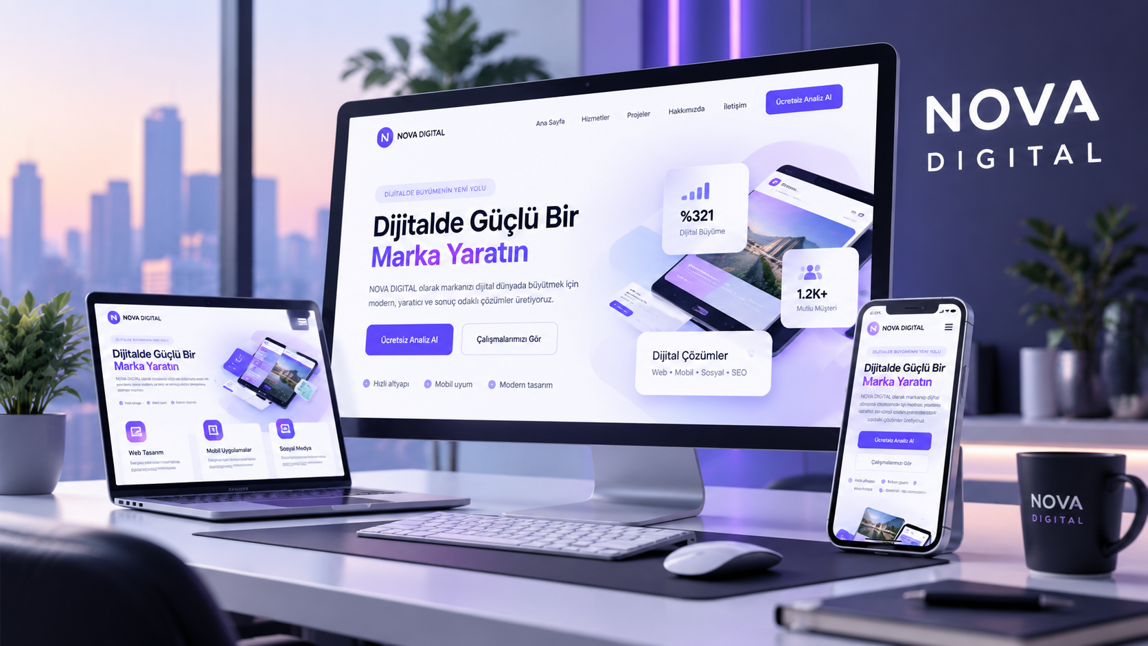 NOVA DIGITAL dijital ajans çalışması
